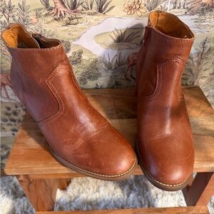 Leather Ankle Booties